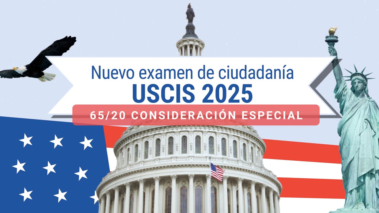 Nuevo Examen de Ciudadanía de EEUU | Consideración 65/20 | Versión USCIS 2025 con 20 Preguntas