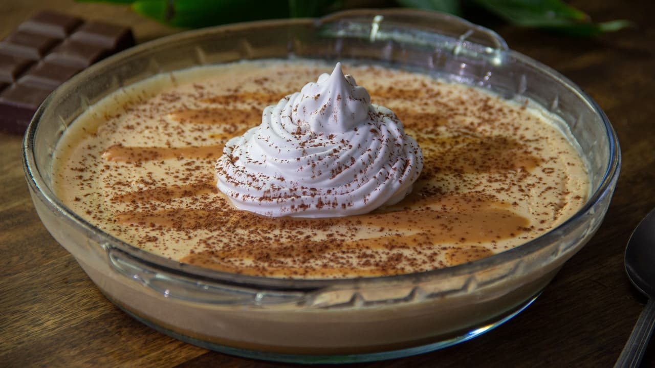 Postre de dulce de leche tipo mousse (en refractario y 15 minutos)