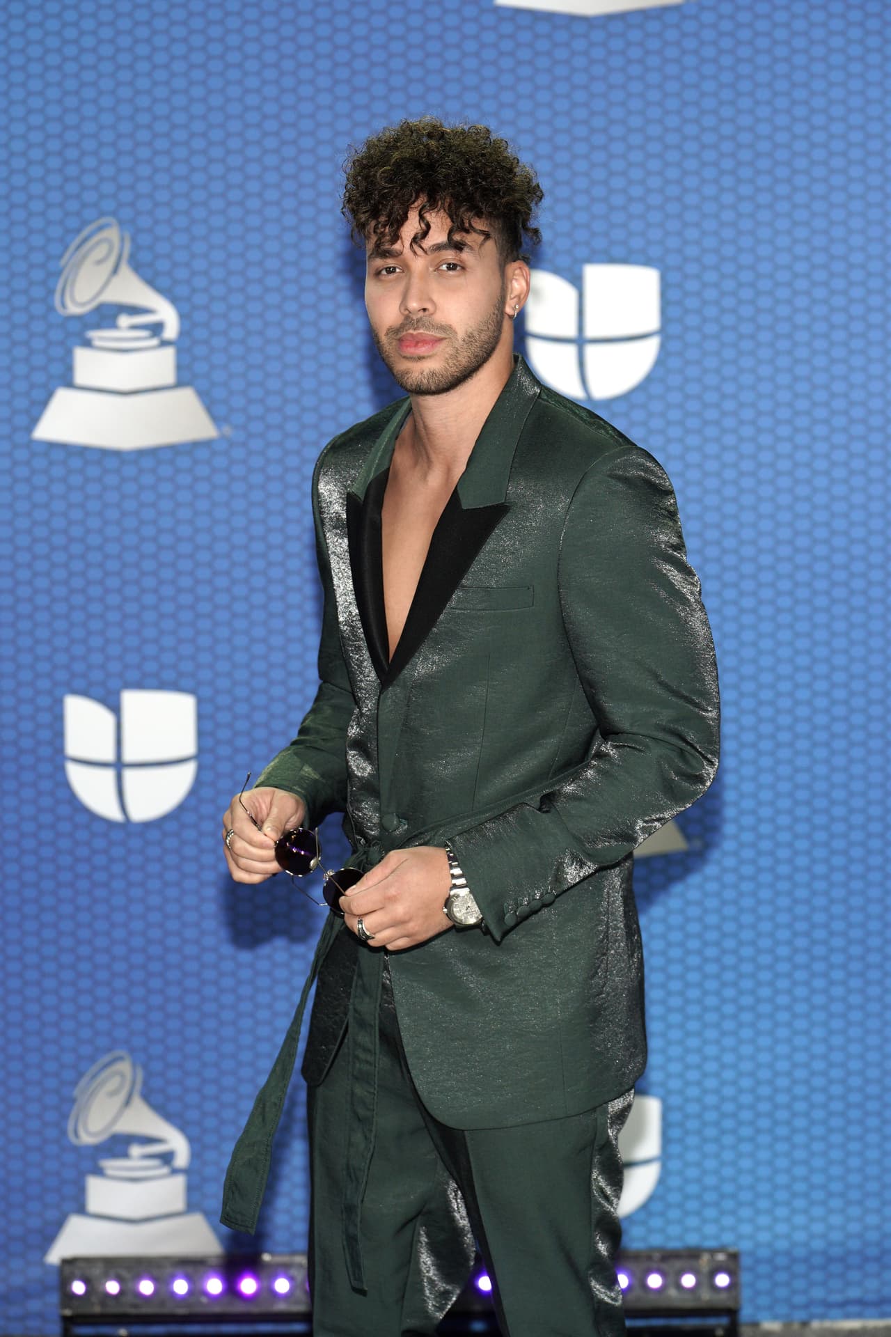 Prince Royce asistió a la celebración en espera de llevarse el premio por Mejor Álbum Contemporáneo/Fusión Tropical.