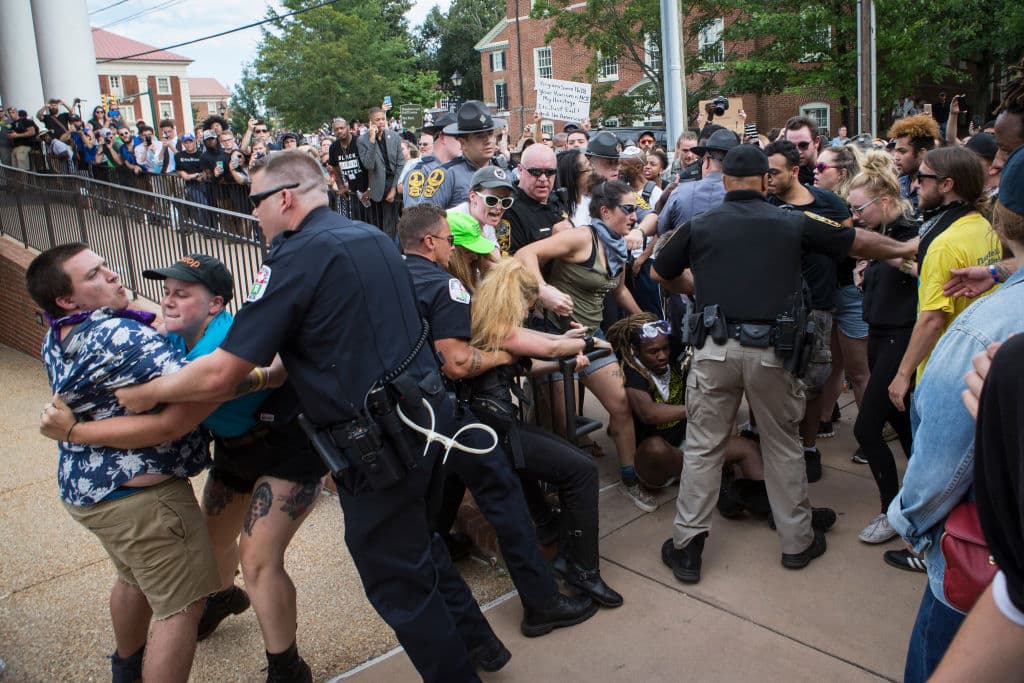 City spokeswoman Miriam Dickler said authorities were forced to use tear gas when the crowd did not follow orders to disperse.