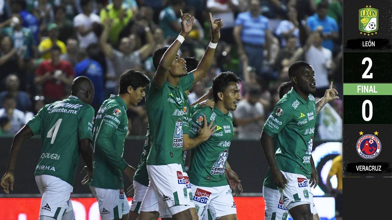 ¡Agarraron 'pichón'! León se reafirmó como líder y confirmó el descenso del Veracruz