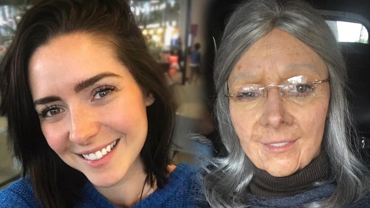 Ariadne Díaz ya sabe cómo lucirá en su vejez: mira su increíble transformación en una abuelita