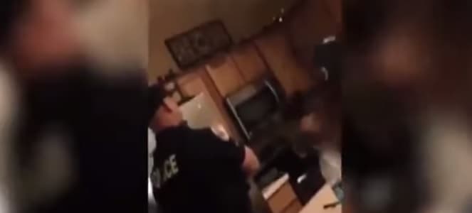 Video muestra mujer siendo arrestada desnuda 