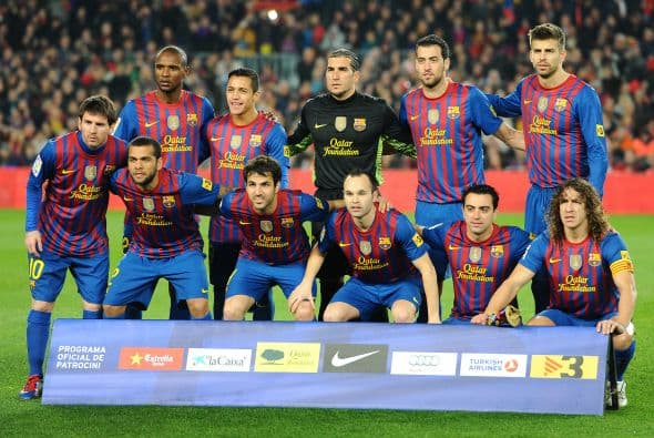4. BARCELONA- Con un valor 8% menor que en 2011, la marca del equipo Barcelona sigue siendo una de las más valiosas del mundo al costar $580 millones.