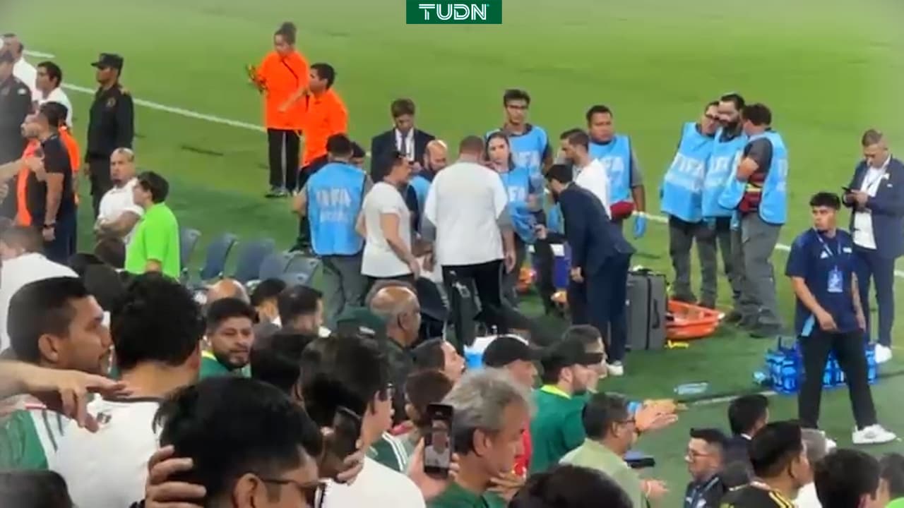 Miembro de la selección de Irak sufre desmayo en los festejos en Monterrey