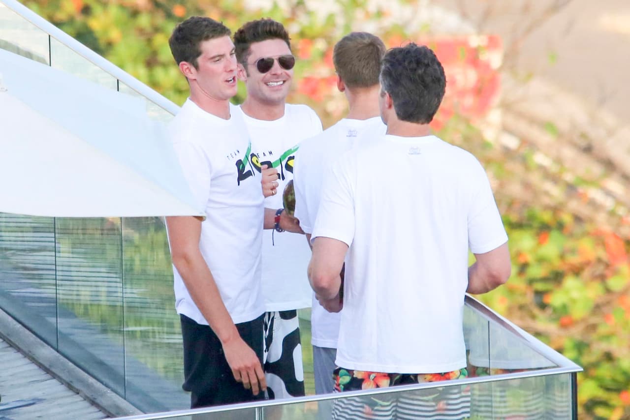 Sin duda está feliz con su estancia en Brasil.