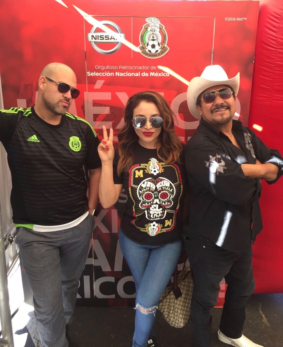 Actitud antes del partido en Nashville. Ellos estaban seguros que la Selección derrotaría a Nueva Zelanda.