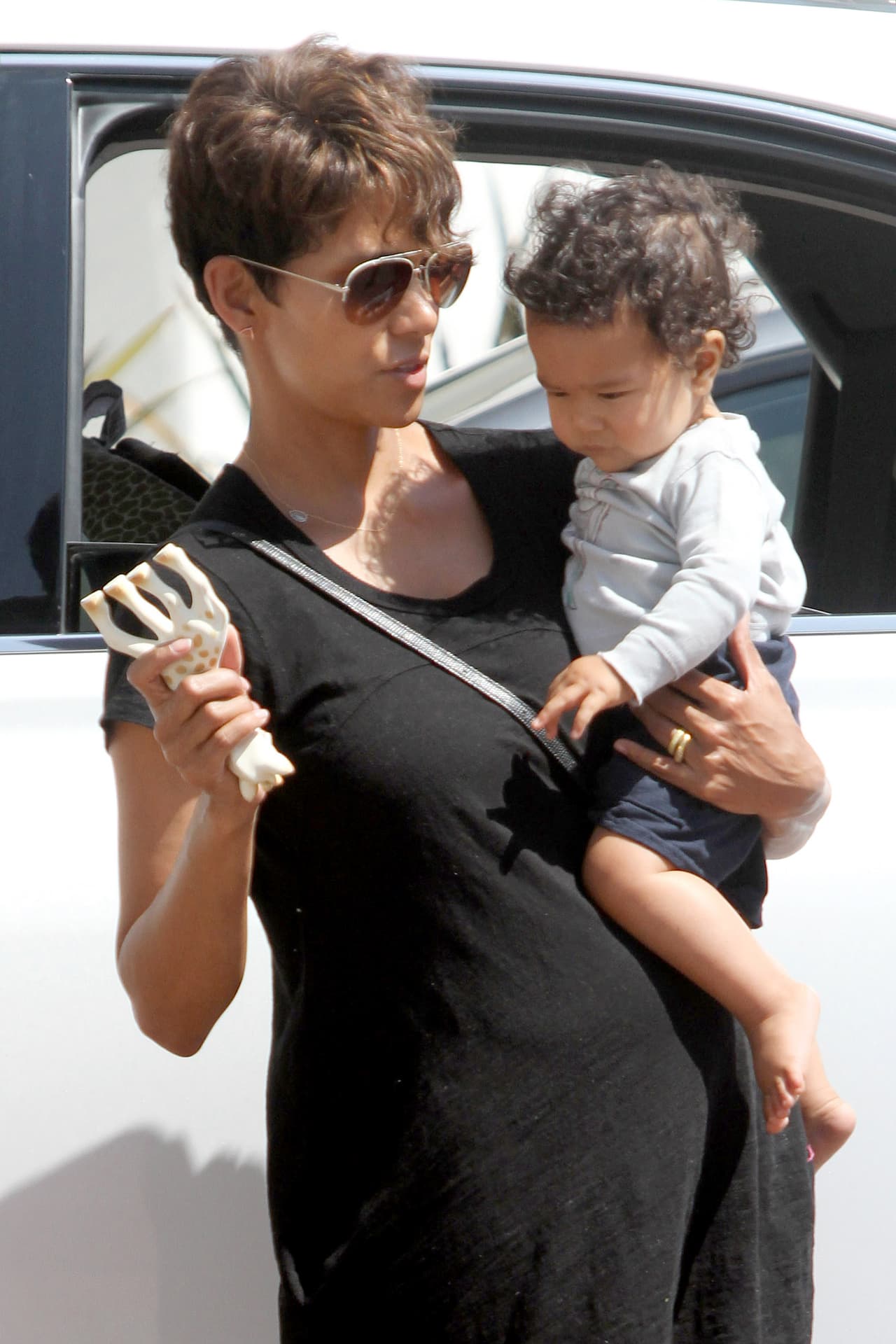 Pero en 2013, con 46 años, anunció su segundo embarazo. Esta vez tuvo al encantador Maceo.