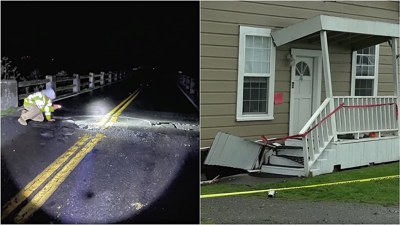 Un terremoto de magnitud 6.4 sacudió la madrugada de ese martes el norte de California, dejando como saldo por lo menos 2 muertos y 11 heridos, además de causar daños estructurales en decenas de viviendas y carreteras en las ciudades de Ferndale y Río Dell, y cortes en el suministro eléctrico para 70,000 personas.