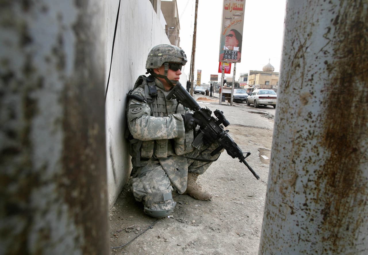 Soldado de EEUU en Siria.