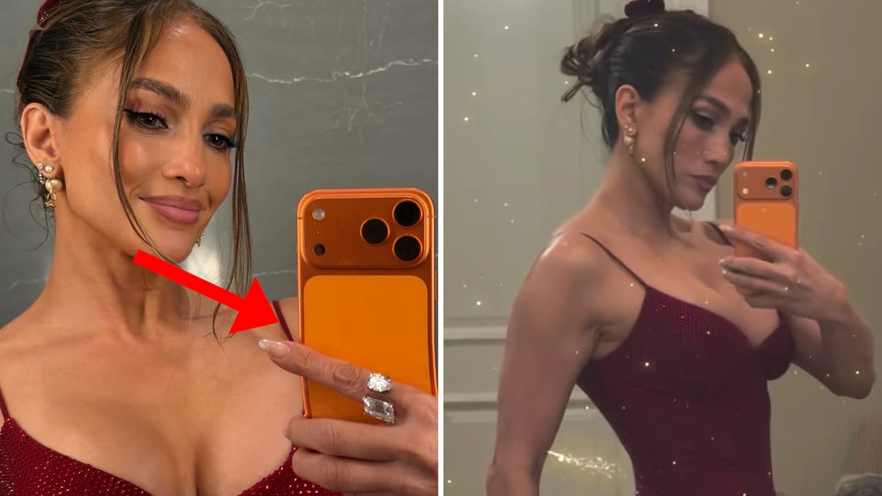 ¿JLo usa filtro para lucir un mejor busto? La foto que desata polémica y sospechas