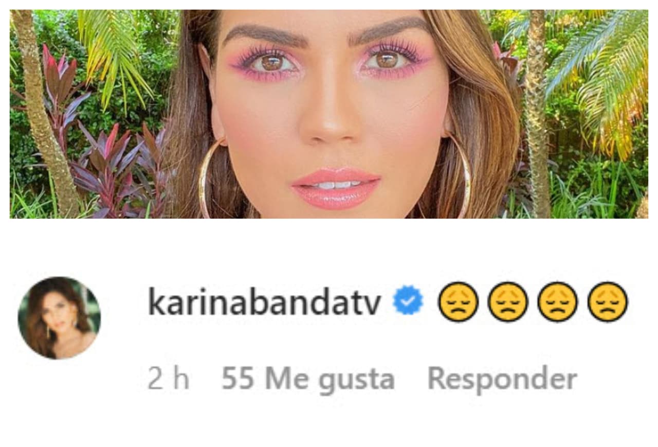 <b>Karina Banda</b>, la 
<b><a href="https://www.univision.com/famosos/karina-banda-acaba-de-llegar-a-enamorandonos-y-ya-le-hizo-una-advertencia-a-rafael-araneda-video" target="_blank">nueva anfitriona del show</a></b> tras la salida de Ana Patricia Gámez, también mostró su pesar con estos tristes emoticonos.