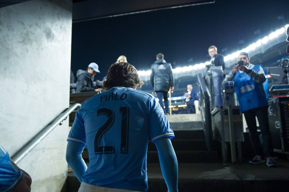 Andrea Pirlo pierde minutos de juego pero no importancia dentro de New York City FC