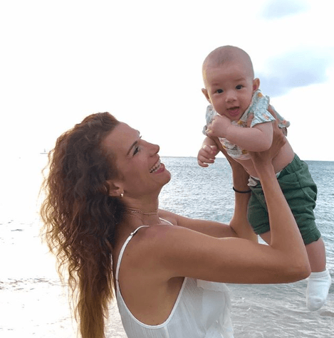 El pequeño Liam ya tiene 5 meses y su mami no puede ser más feliz con su 'baby boy'.