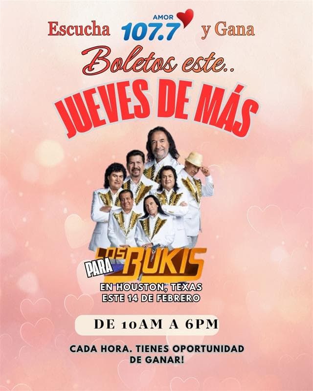✨💖 ¡ESTE JUEVES ES JUEVES DE MÁS EN AMOR 107.7! 💖✨