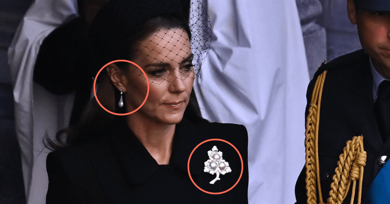 Kate Middleton en el funeral de la reina Isabel II