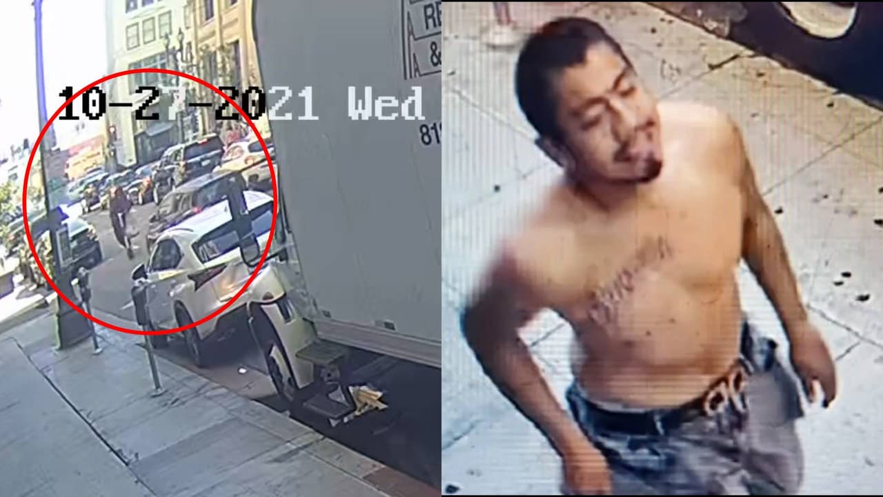 Hispano presuntamente atropella a una mujer y escapa sin saber que estaba siendo grabado