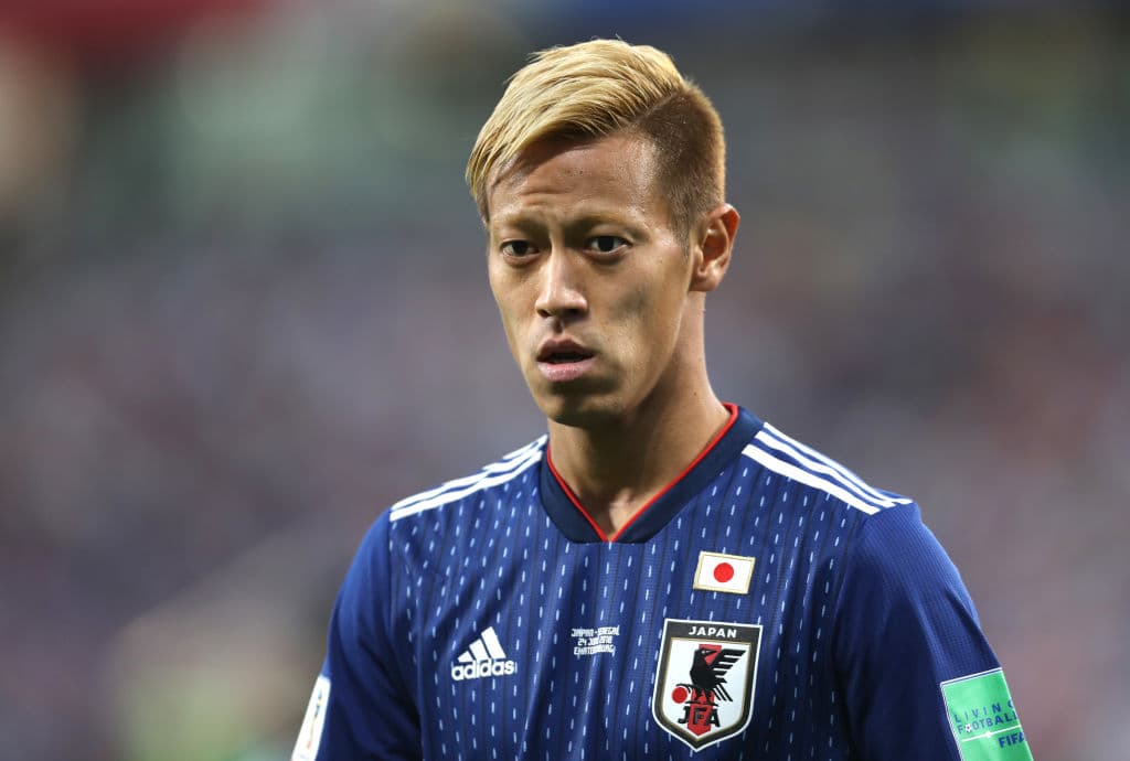 La carrera de Honda tuvo un nuevo aire tras la participación japonesa en el Mundial de Rusia 2018, donde avanzaron hasta octavos de final, quedando eliminados ante Bélgica.