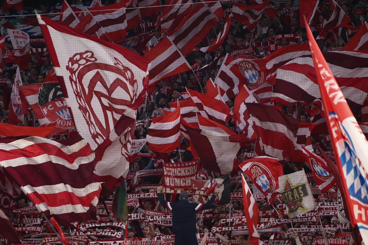 2. F.C. Bayern Múnich (Bundesliga) - 75,000 espectadores promedio