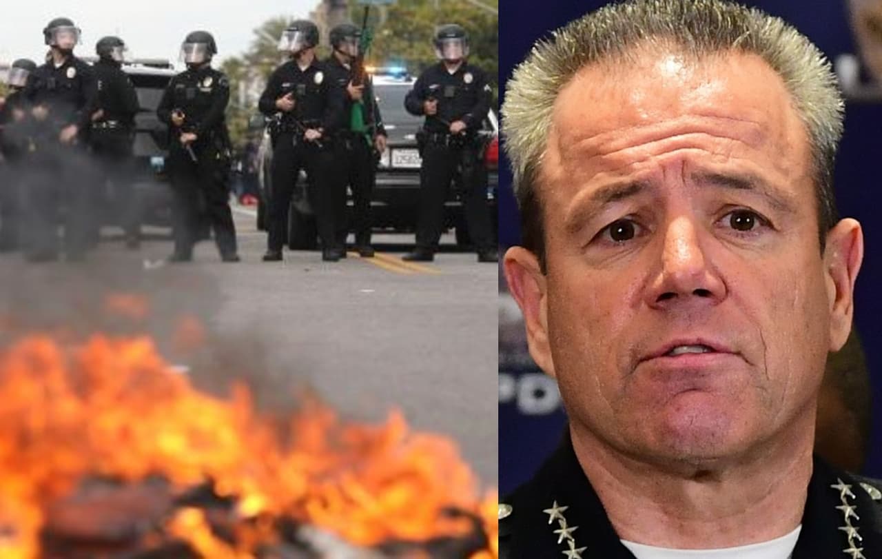 Piden renuncia del jefe Moore por la acción del LAPD en las protestas por George Floyd