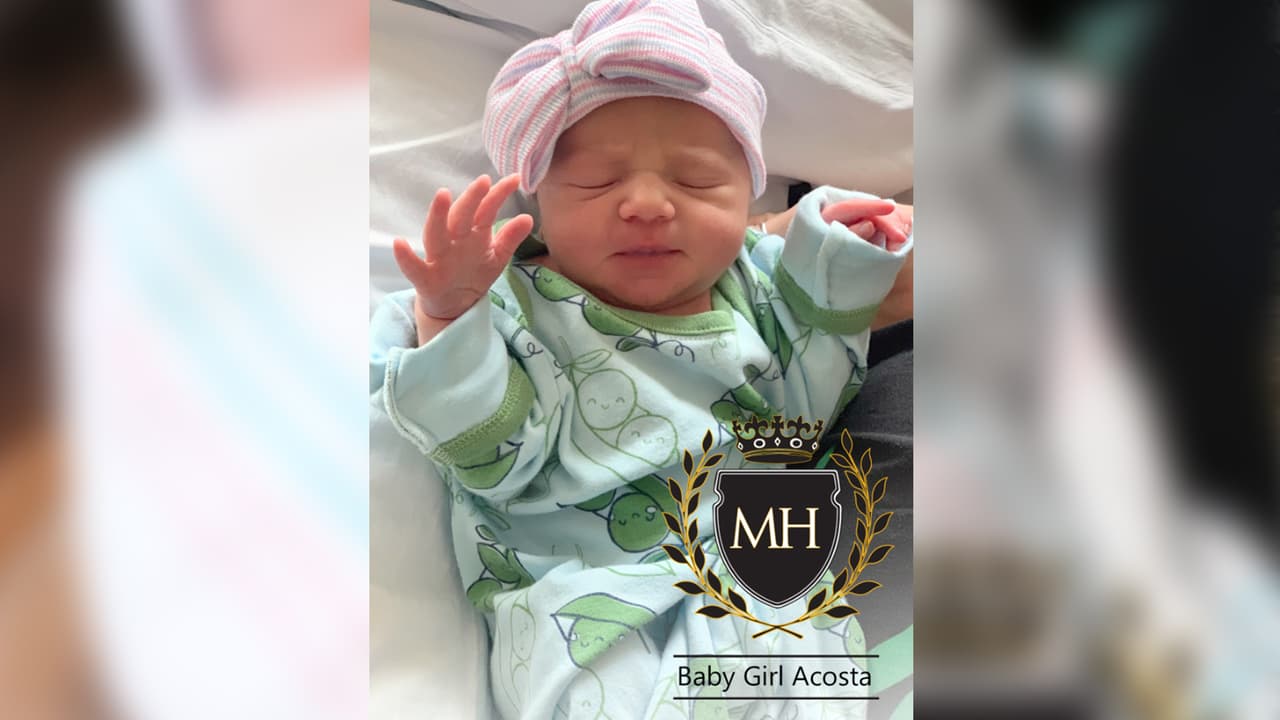 La bebé Acosta.