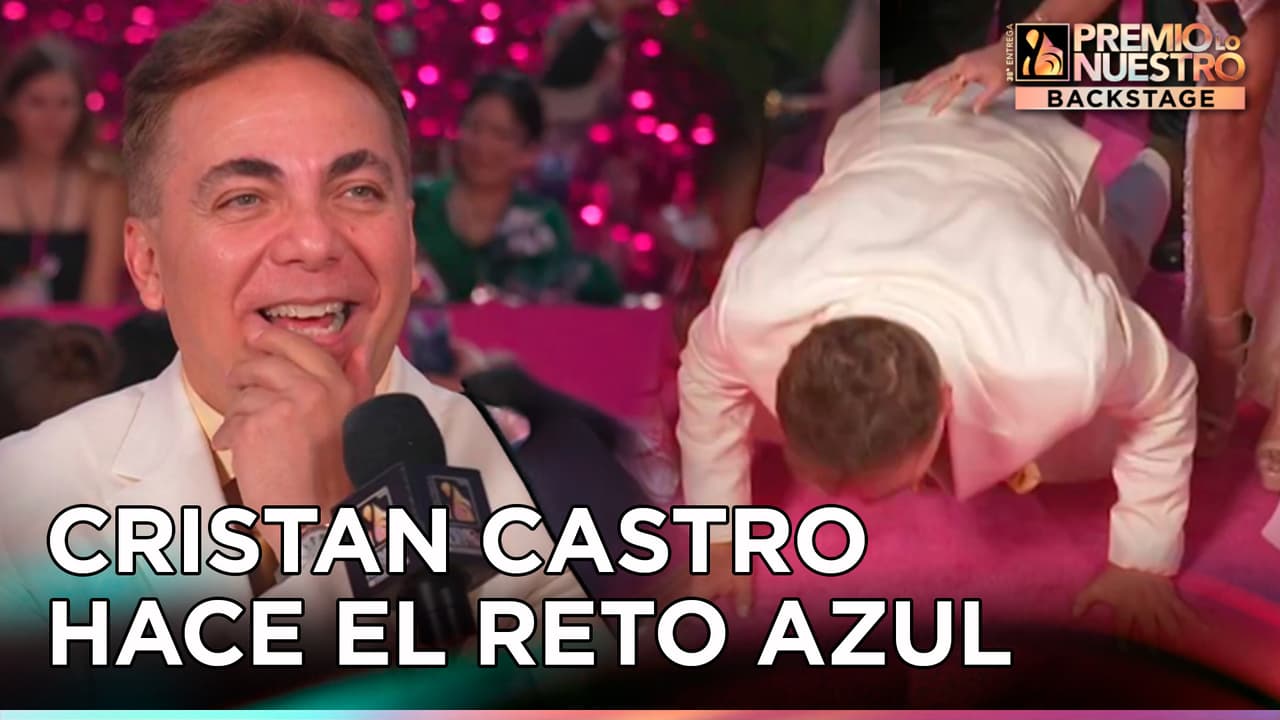 Cristian Castro habla sobre su presentación y confiesa que se dedica a “hacer nada” en Premio Lo Nuestro