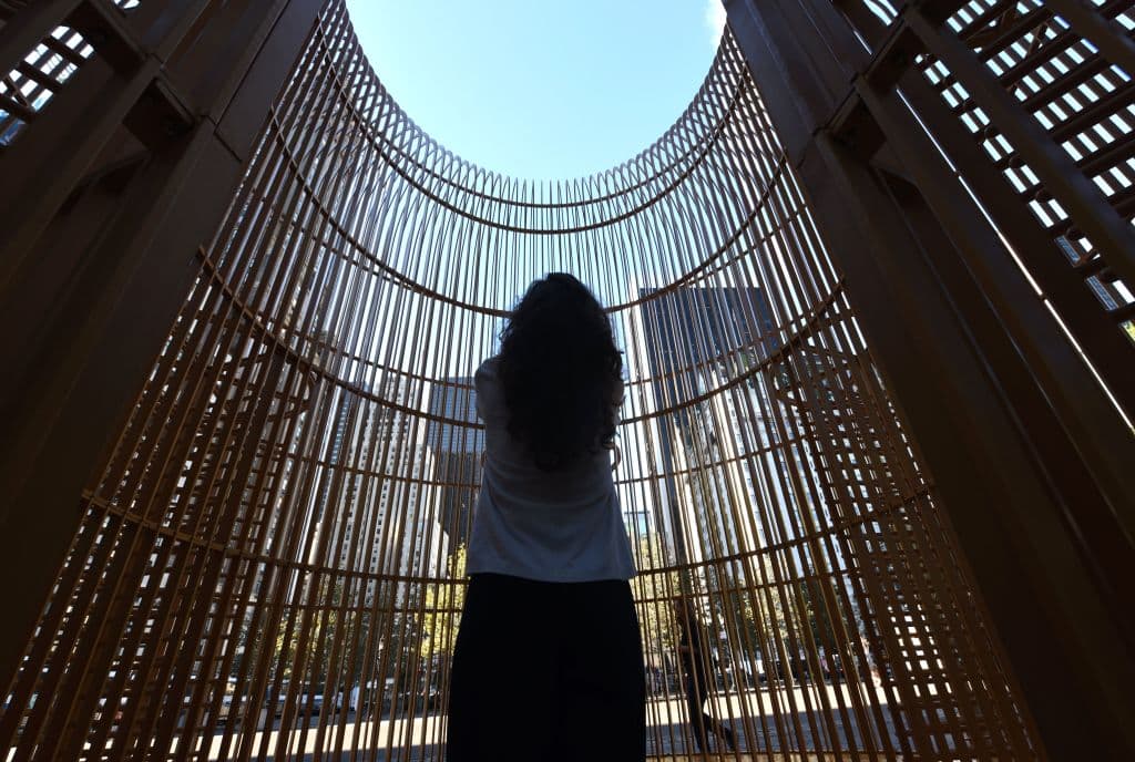 Este grupo de obras, desparramadas en la ciudad de Nueva York, suponen la exhibición de arte público más grande que haya hecho Weiwei.