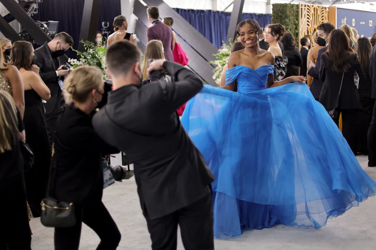 Saniyya Sidney, quien interpretó a Venus Williams en la película ‘King Richard’, estaba feliz.