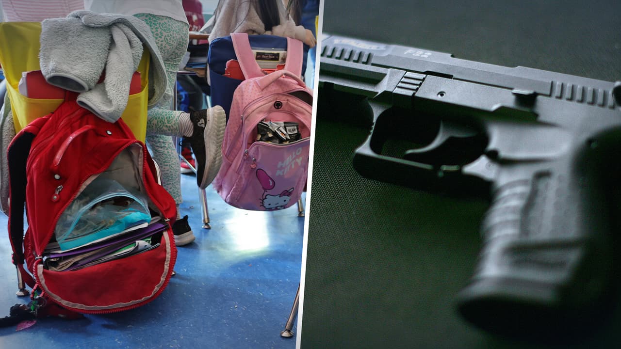 Niño de 4 años lleva arma cargada a la escuela; su padre es arrestado 