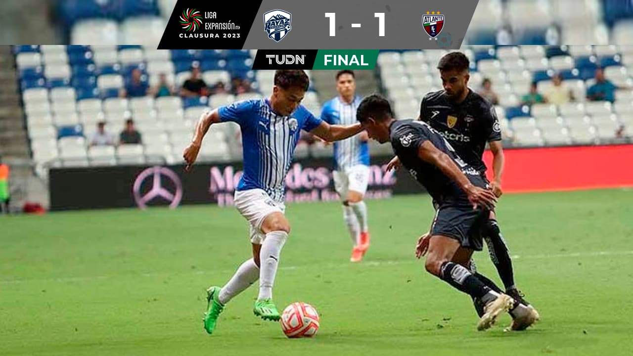 Atlante y Raya2 empatan en la ida de Cuartos de Final en Expansión MX