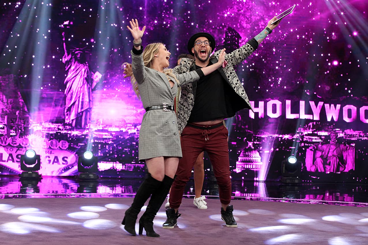 Y con saltos de emoción.