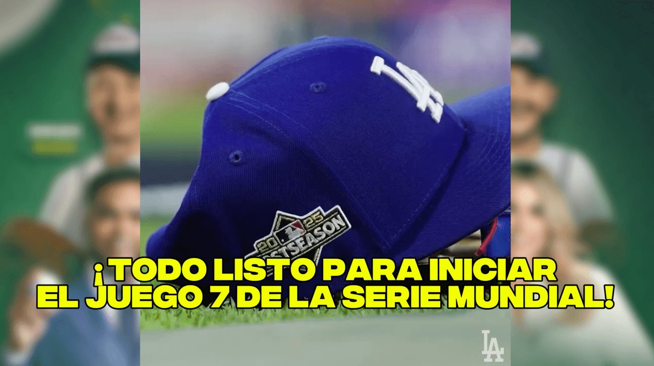 ¡Play Ball! ¡Todo listo para arrancar el Juego 7 de la Serie Mundial!