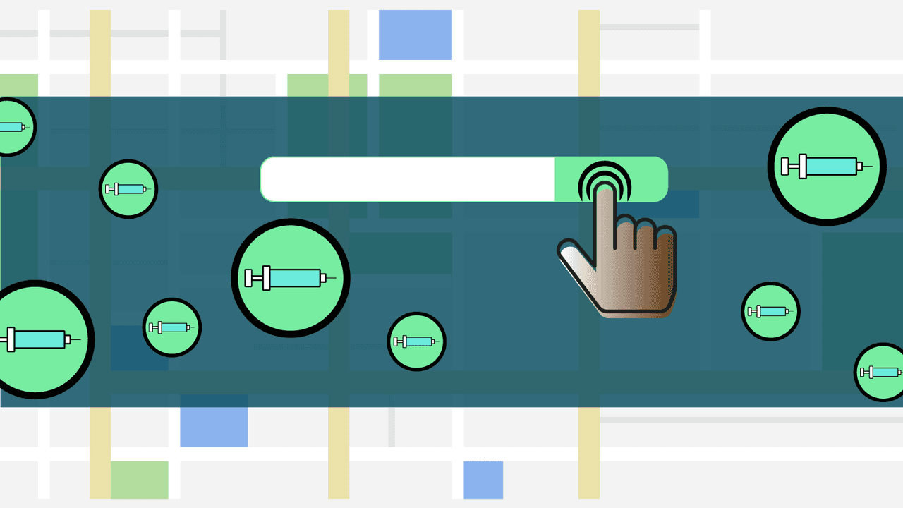 Pon tu código postal y mira dónde hay vacunas contra el covid-19 cerca de ti