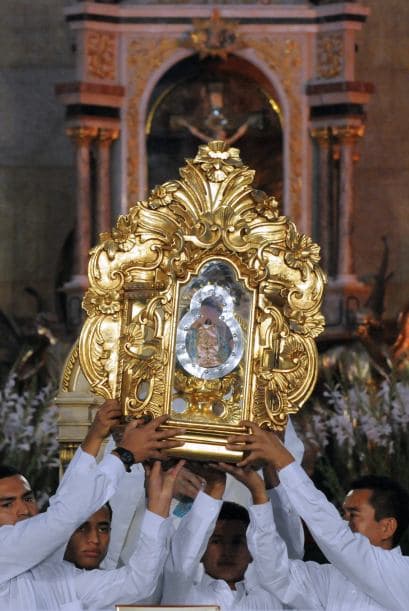 Miles de peregrinos conmemoraron el jueves el 264 aniversario del hallazgo de la Virgen de Suyapa, patrona católica de Honduras.