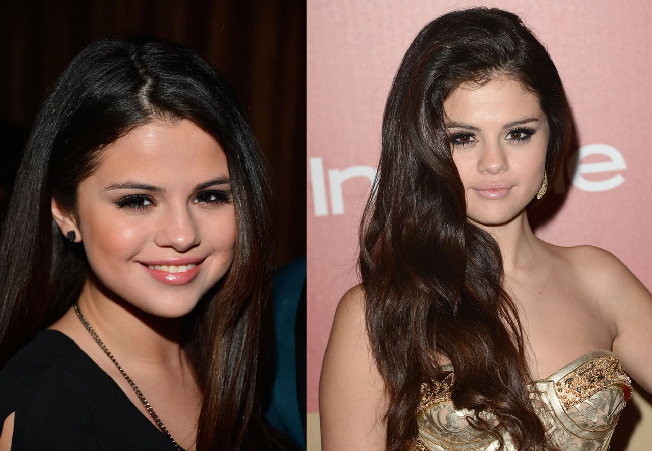 Cuando se peina con el pelo lacio se ve mucho más pequeña que cuando lo hace con ondas. A sus 21 años ya sabía que su pelo es su gran aliado de belleza.