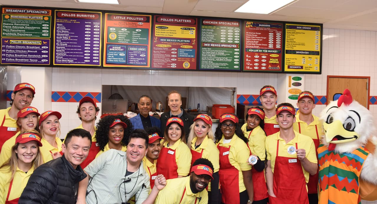 Los Pollos Hermanos abrió en Austin, Texas durante South By South West. Los actores de Better Call Saul Bob Odenkirk (Saul Goodman) y Giancarlo Esposito (Gus Fring) dieron autógrafos en el restaurante.