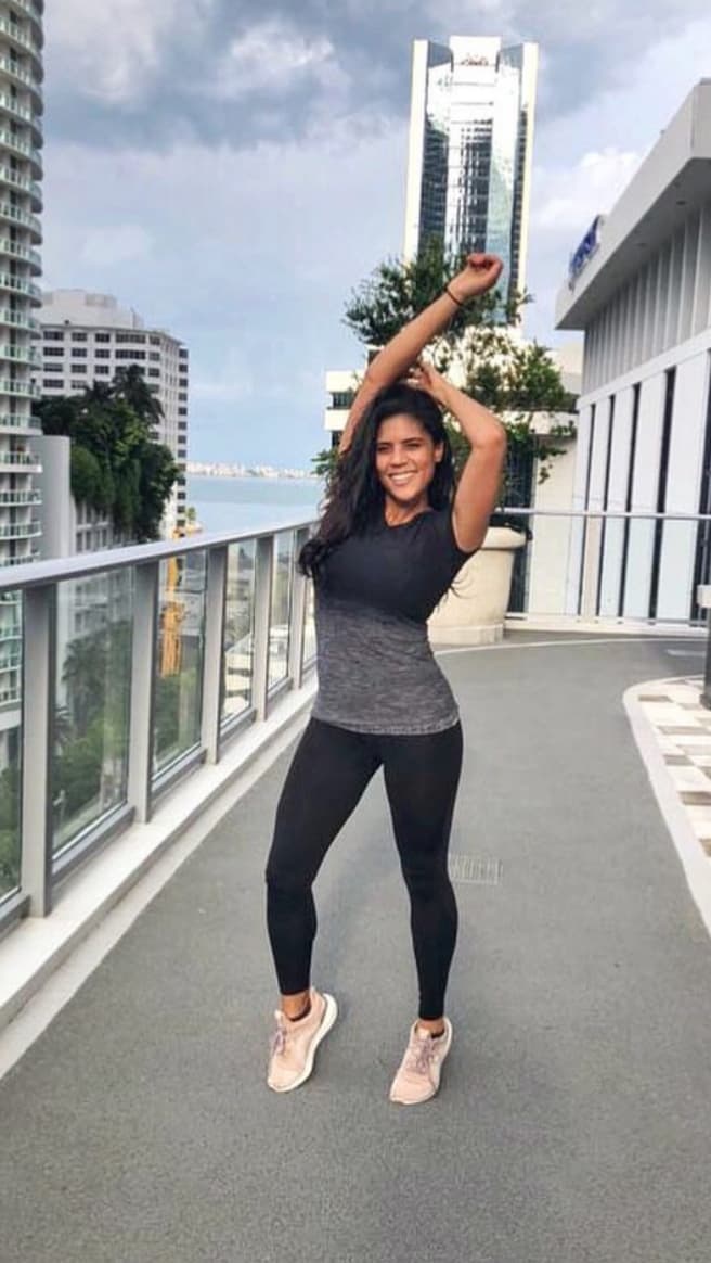 Francisca comparte constantemente algunas de las rutinas que realiza para mantener la figura.
<br>