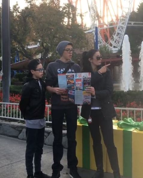 Actualmente Christian Marcus tiene 17 años y, aunque es muy parecido a su padre, no cabe duda de que heredó lo mejor de su mamá.