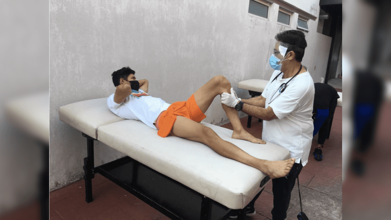 La idea fue muy clara y constó en saber sus condiciones físicas evaluados por médicos.