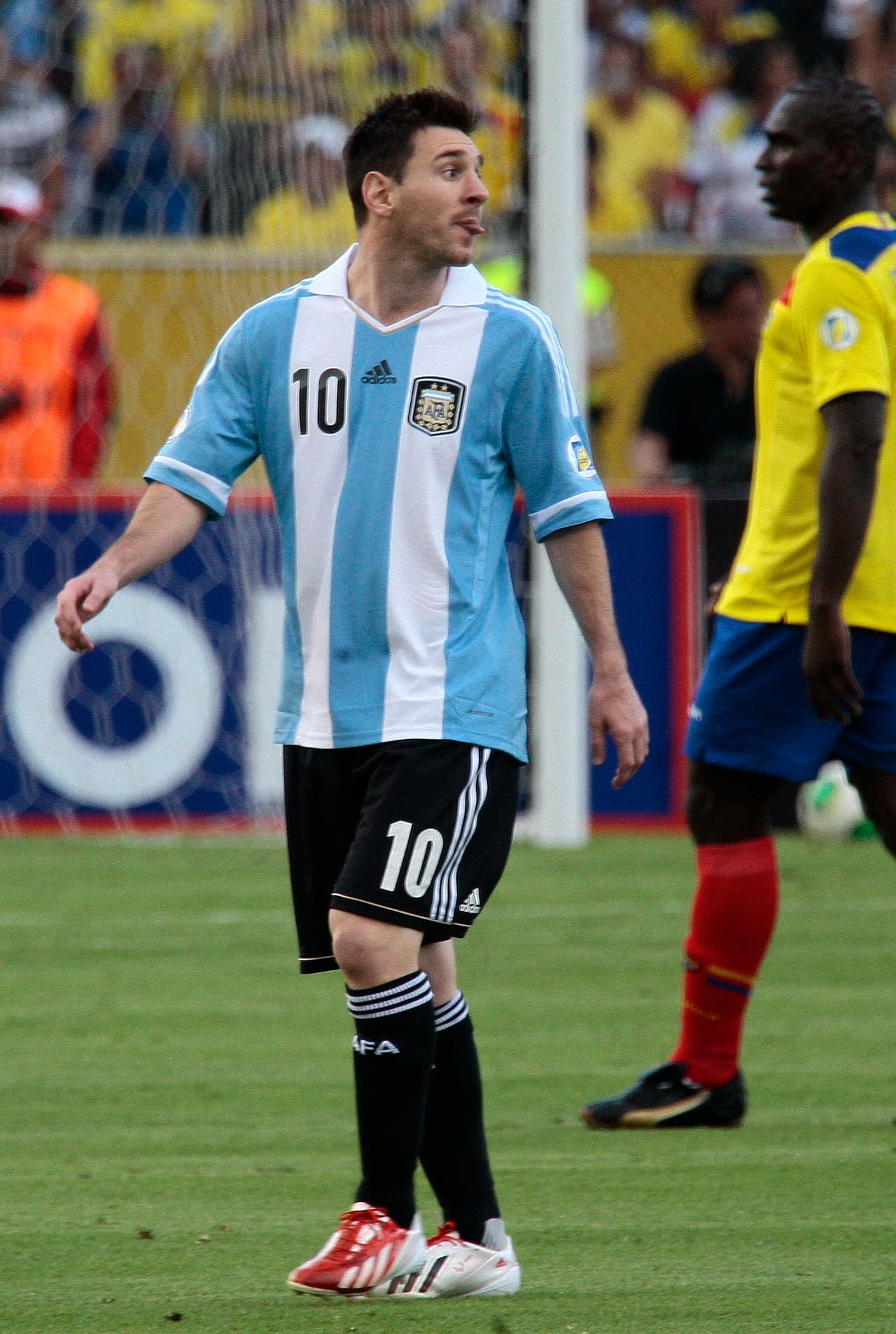 La selección argentina que llegó a la final del mundial 2014 también cayó en Quito. Otra vez con todo y Lio Messi.