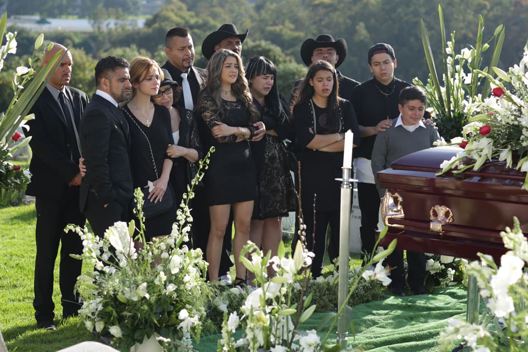 Los Rivera se reunieron para darle el último adiós a Jenni.