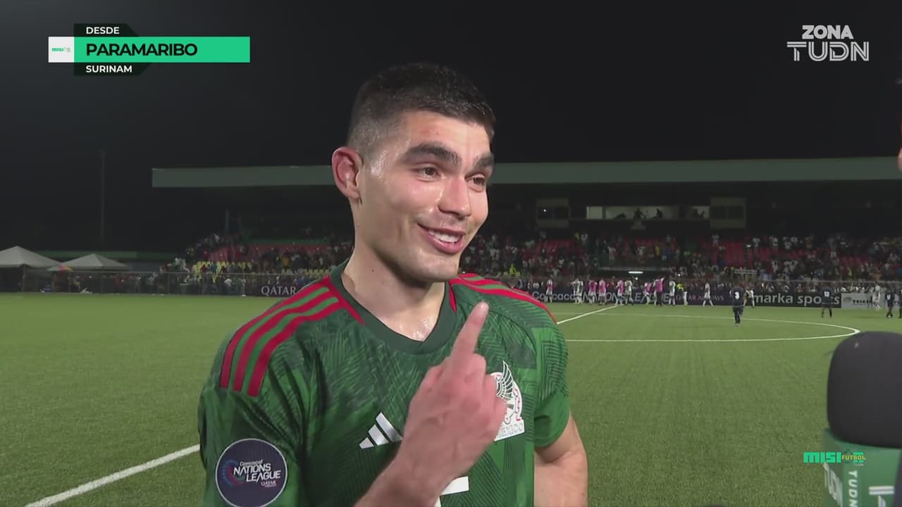 Johan Vásquez: "Había cierto nerviosismo de nosotros que era normal"