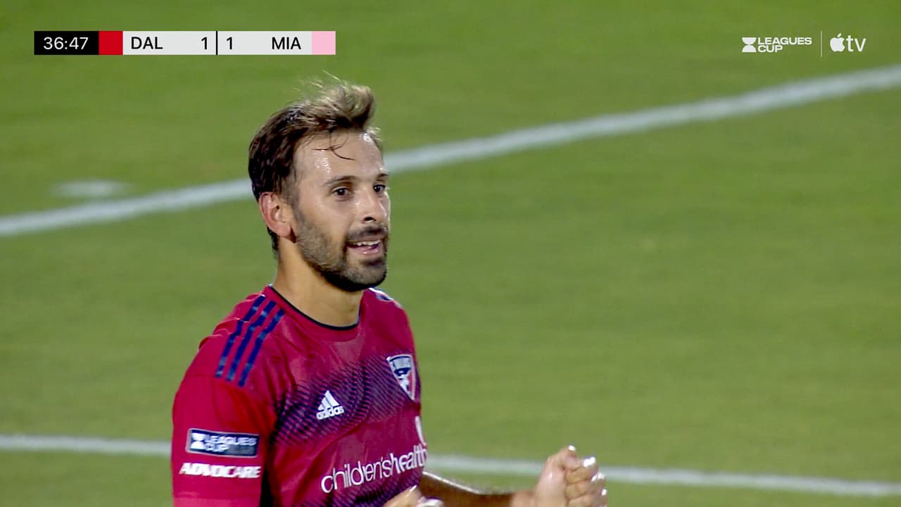 Zurdazo y a cobrar... Facu Quignon pone el 1-1 para FC Dallas