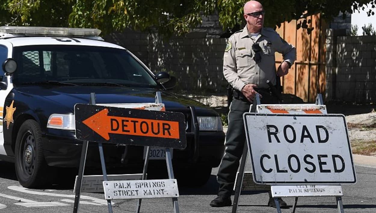 10 heridos en festival de Palm Springs: un policía pierde el control de su moto que impacta al público
