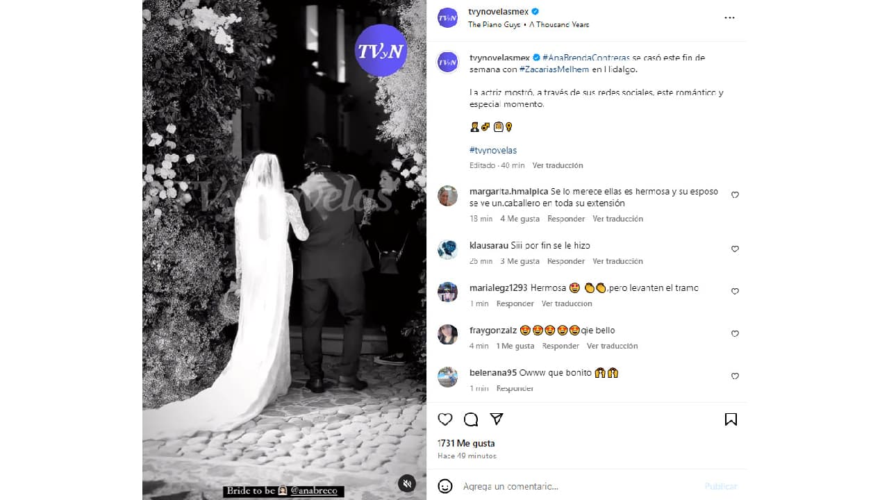 La boda de Ana Brenda Contreras y Zacarías Melhem.