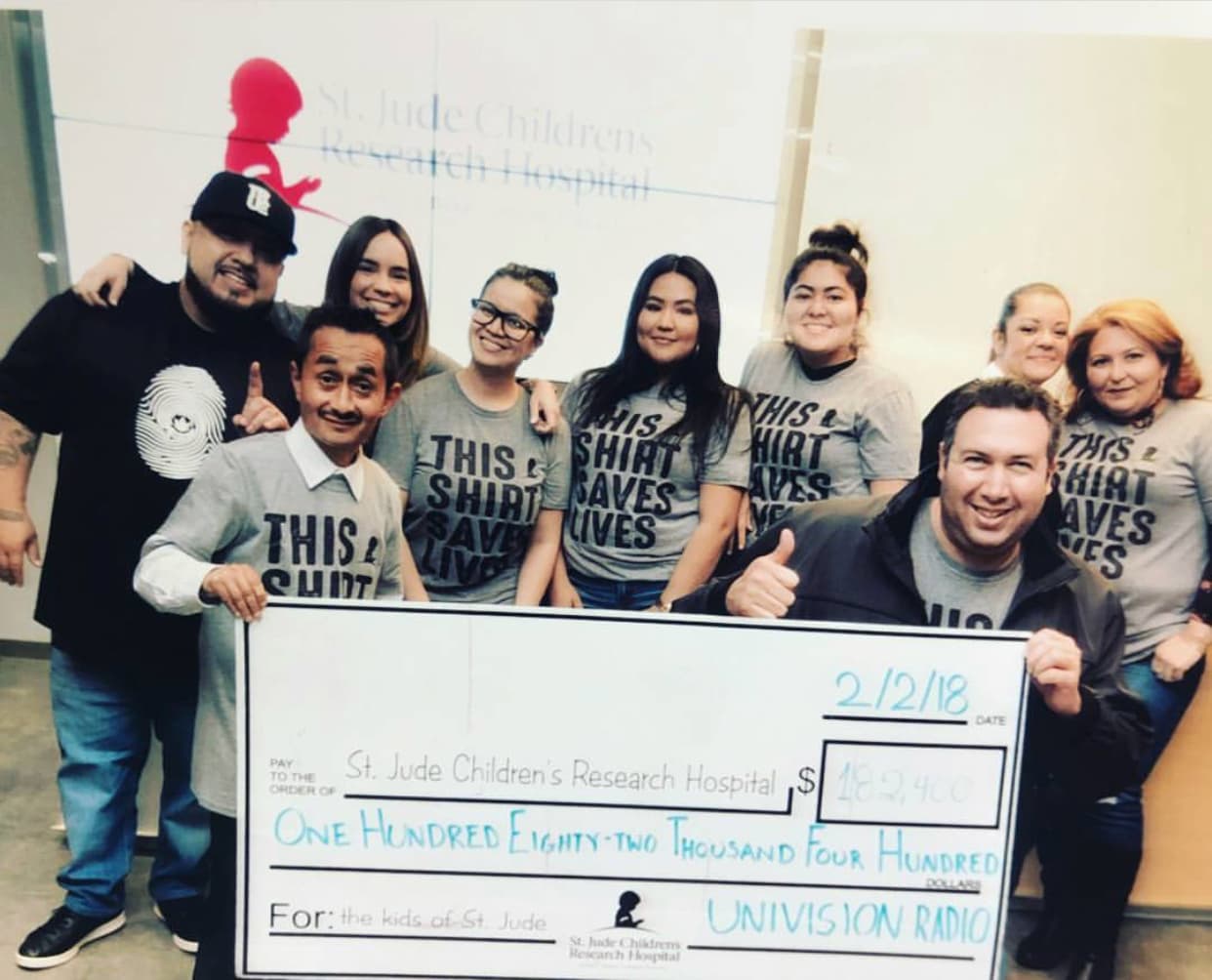 ¡GRACIAS ÁREA DE LA BAHÍA!
<br>
<br>
<b>DONA AQUÍ: <a href="http://bit.ly/UnidosConStJude" target="_blank">bit.ly/UnidosConStJude</a></b>