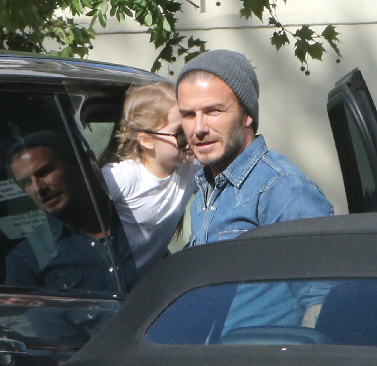 David se desvive por su pequeña.