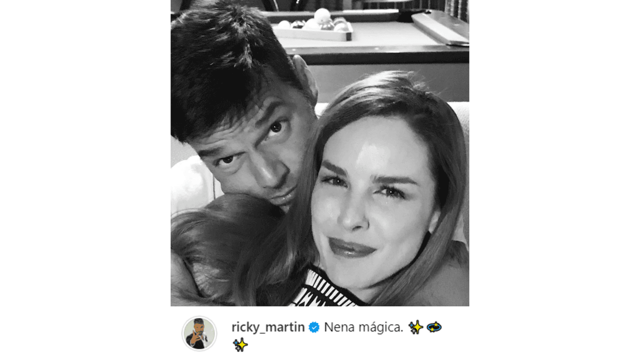 Ricky Martin y Eglantina Zingg
