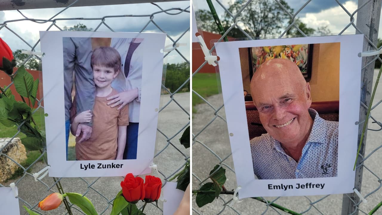 En la reja de un lote junto al río se colocaron las imágenes de las víctimas mortales y de las personas que aún no han sido encontradas.
<br>