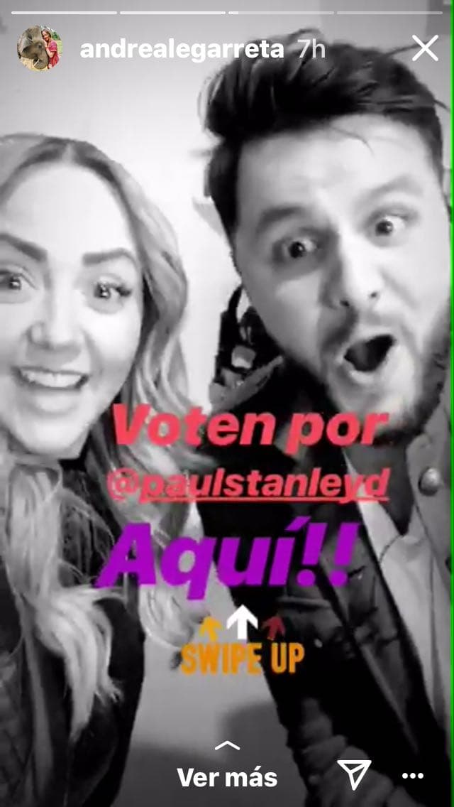 Andrea Legarreta no podía faltar en la convocatoria.